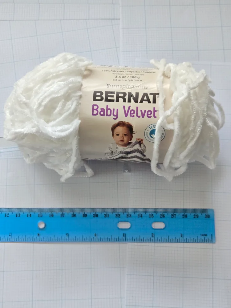 Bernat Baby Velvet Yarn - White image indicator(2)