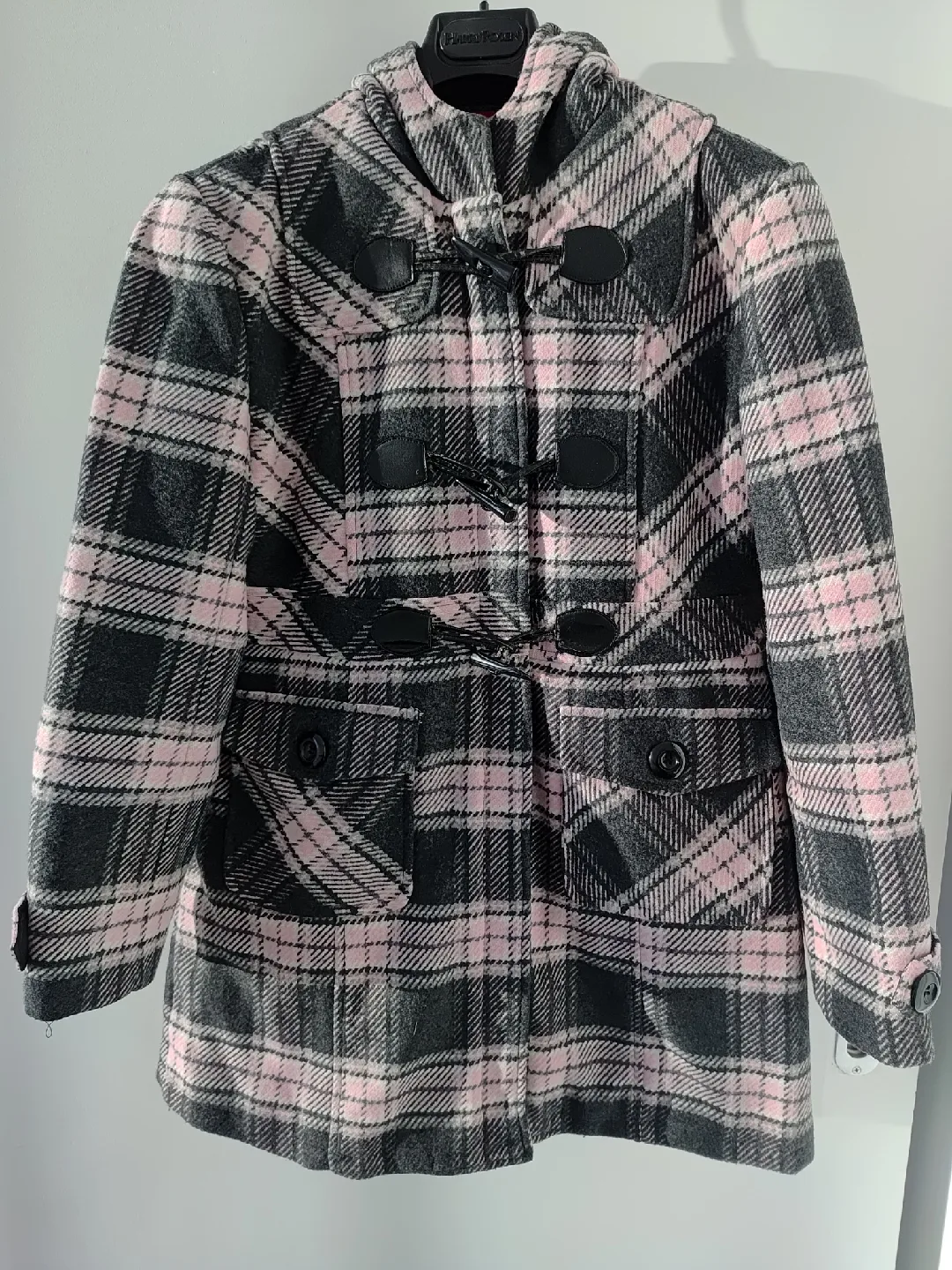 Women's Pink Hooded Coat (S) thumbnail