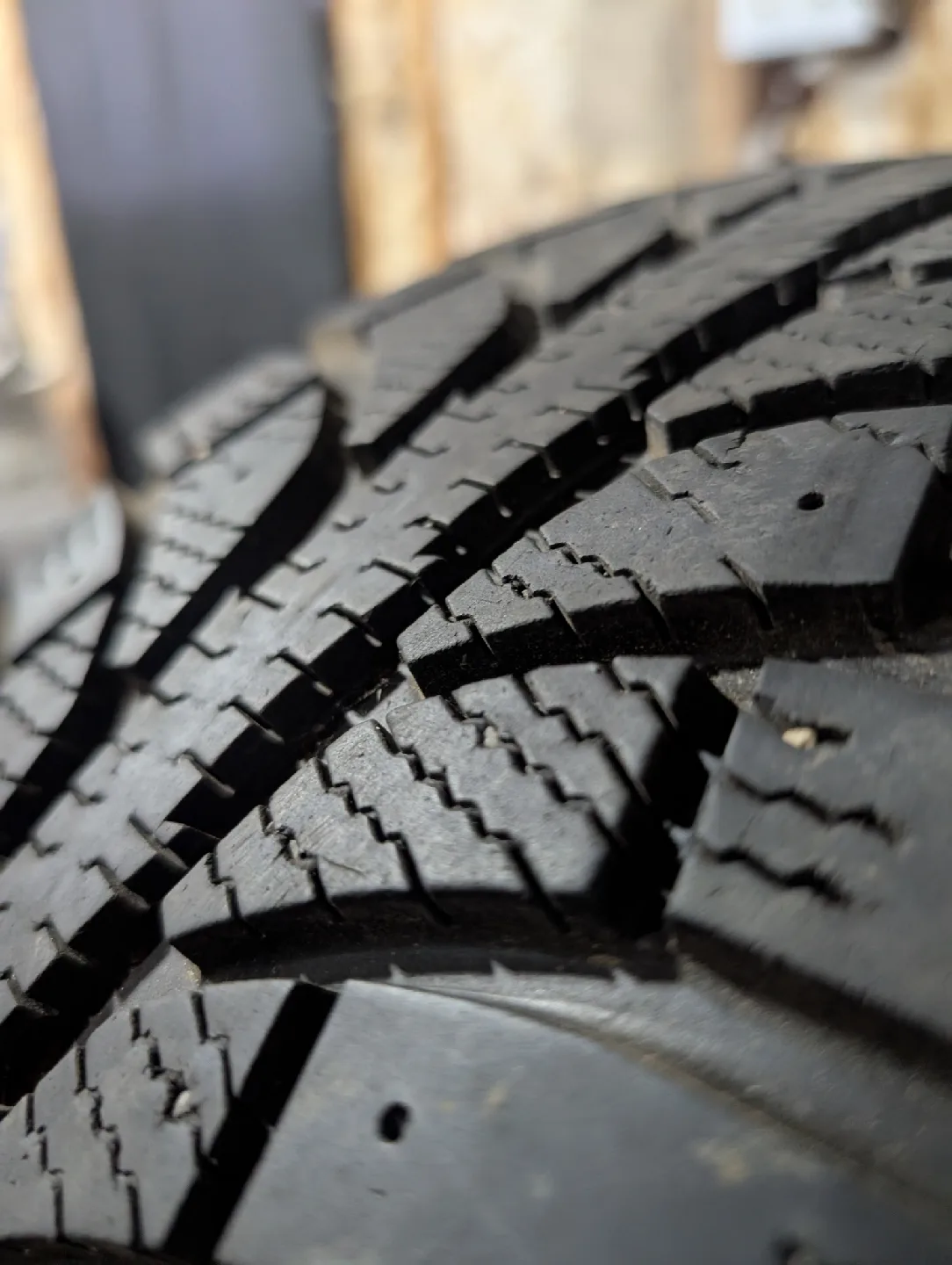 (4)-235/45R17 Winter Tires On Steel Rims Off 2015 Subaru Wrx thumbnail