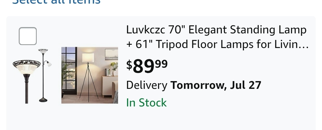 70" Elegant Standing Lamp 🥕 - photo 4