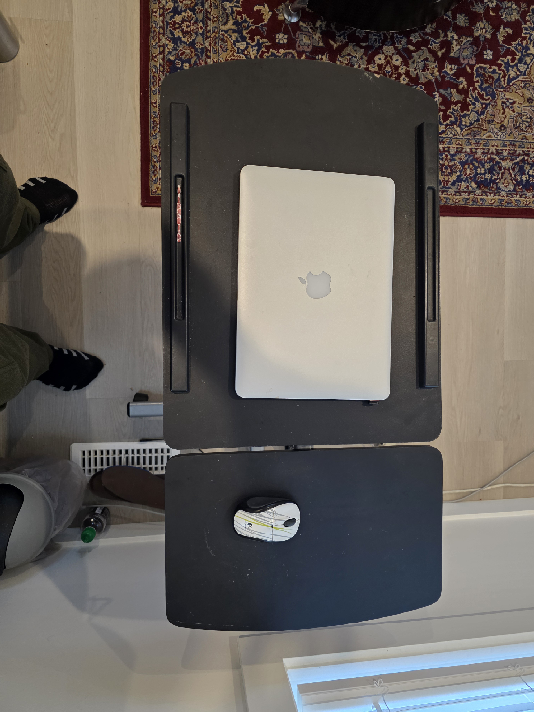 Rolling Laptop Desk with Mouse Pad - photo 2