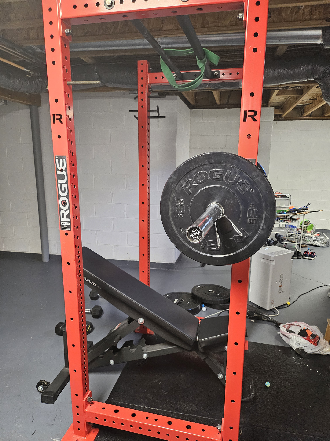 Rogue Fitness Power Rack & Bench