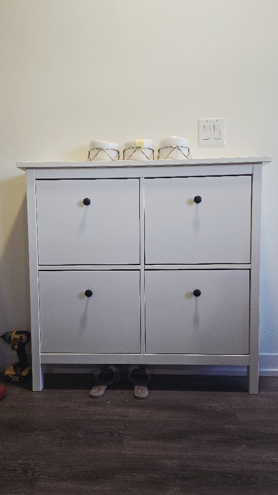IKEA Hemnes Shoe Cabinet with 4 Compartments