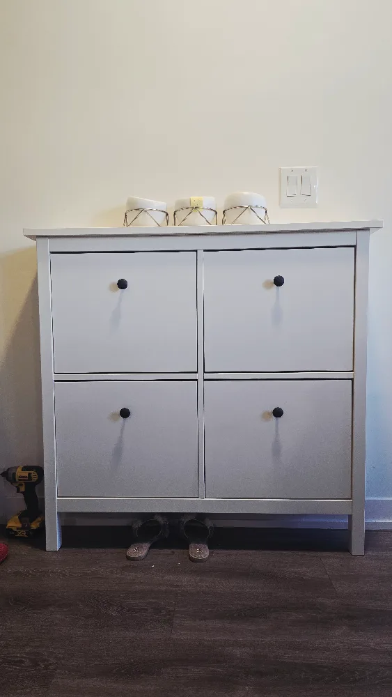 IKEA Hemnes Shoe Cabinet with 4 Compartments thumbnail