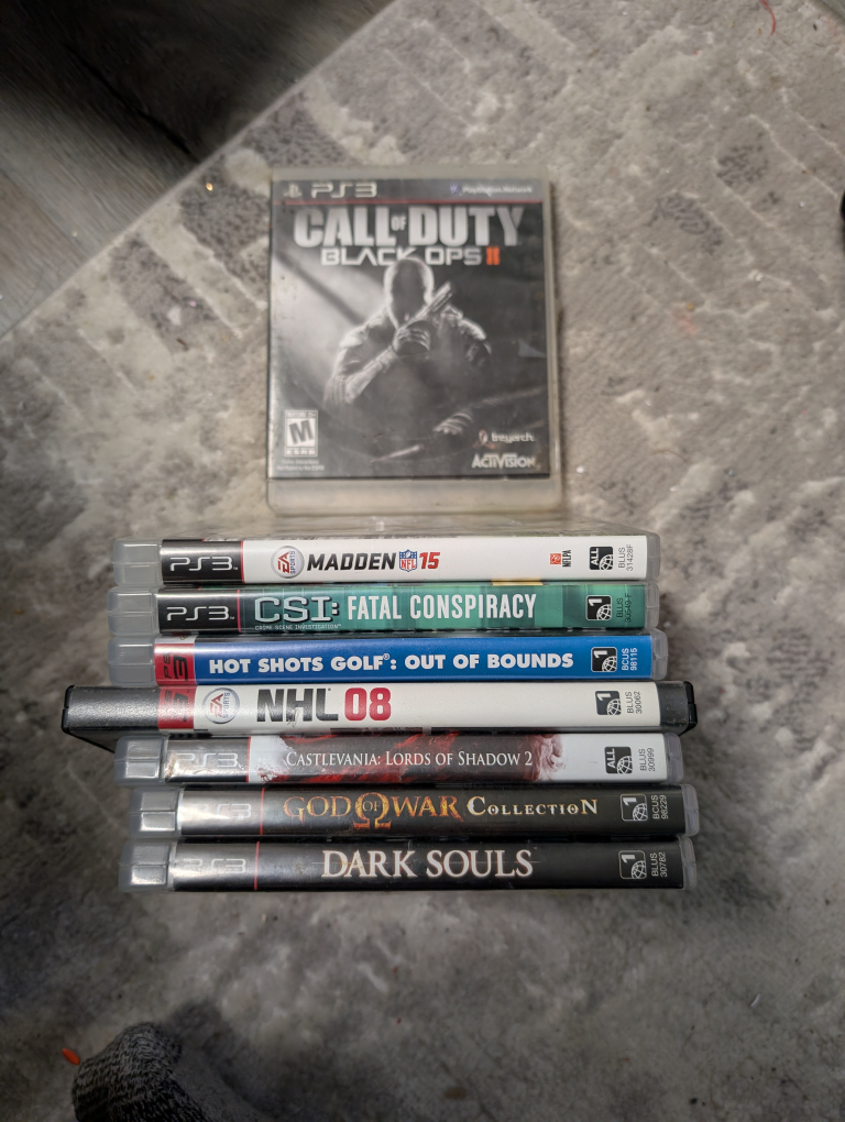 PS3 Games: Call of Duty(sold) Madden, Dark Souls + More!