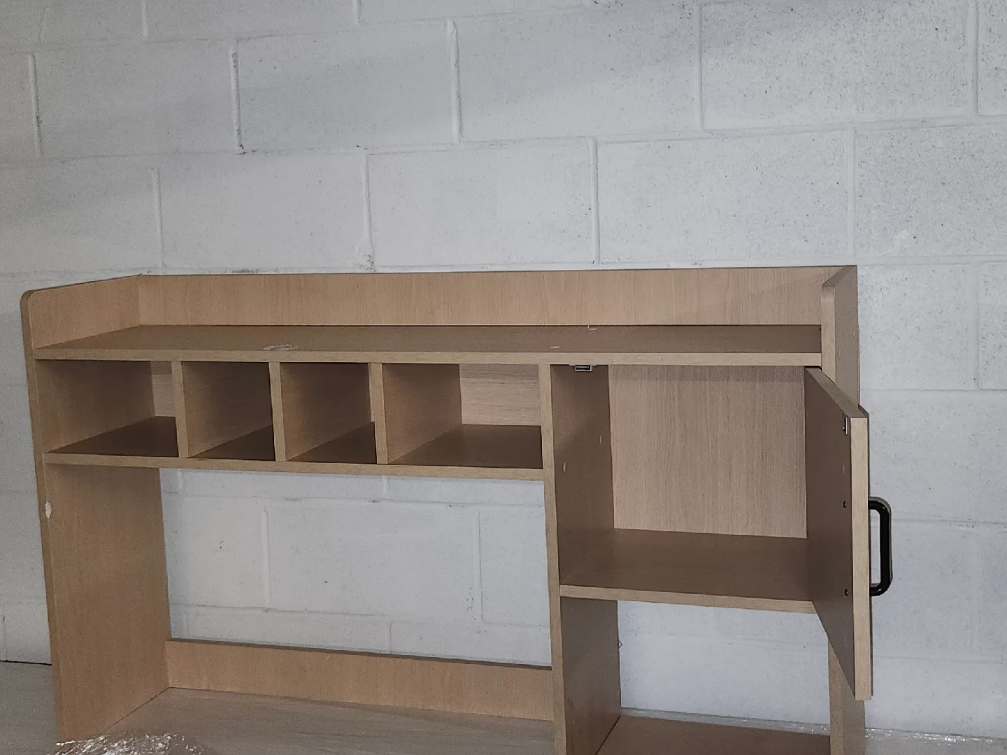 Wood Desk Hutch with Storage image indicator(5)