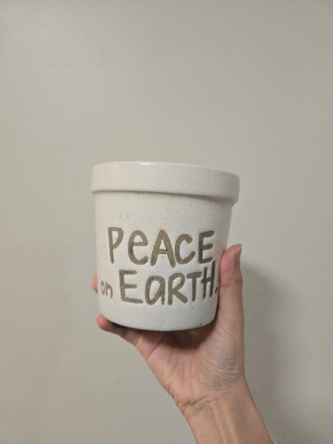 Peace on Earth Pot, Planter thumbnail