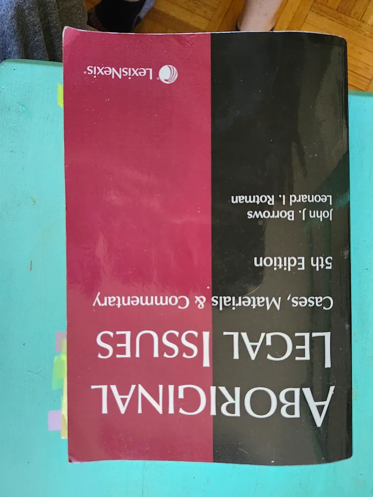 Aboriginal Legal Issues - 5th Edition thumbnail