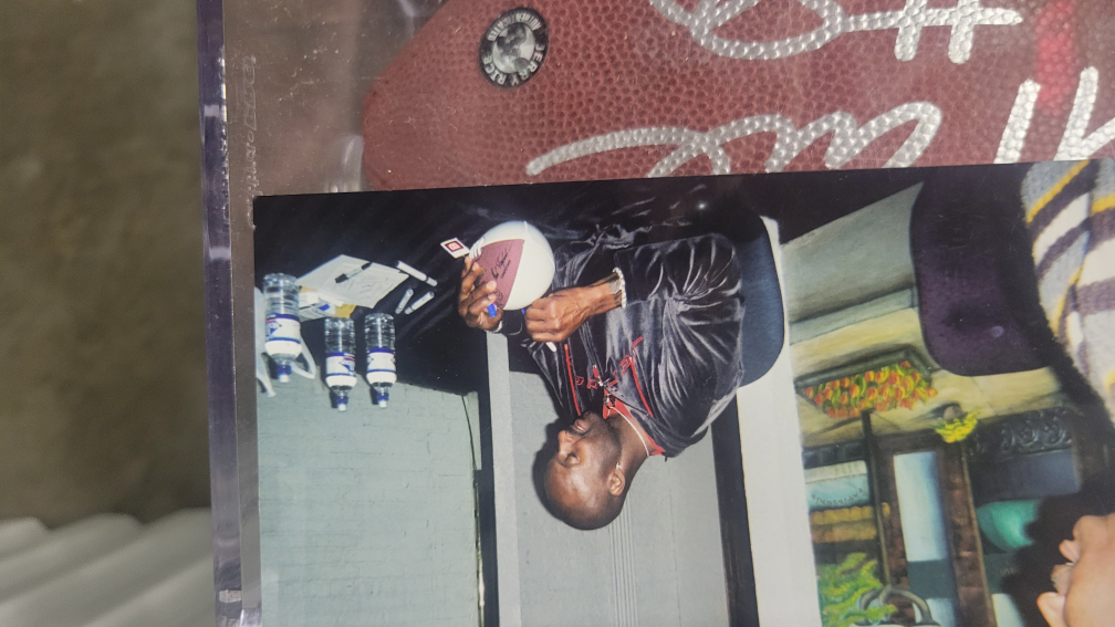 Jerry Rice Autograph Football - photo 2
