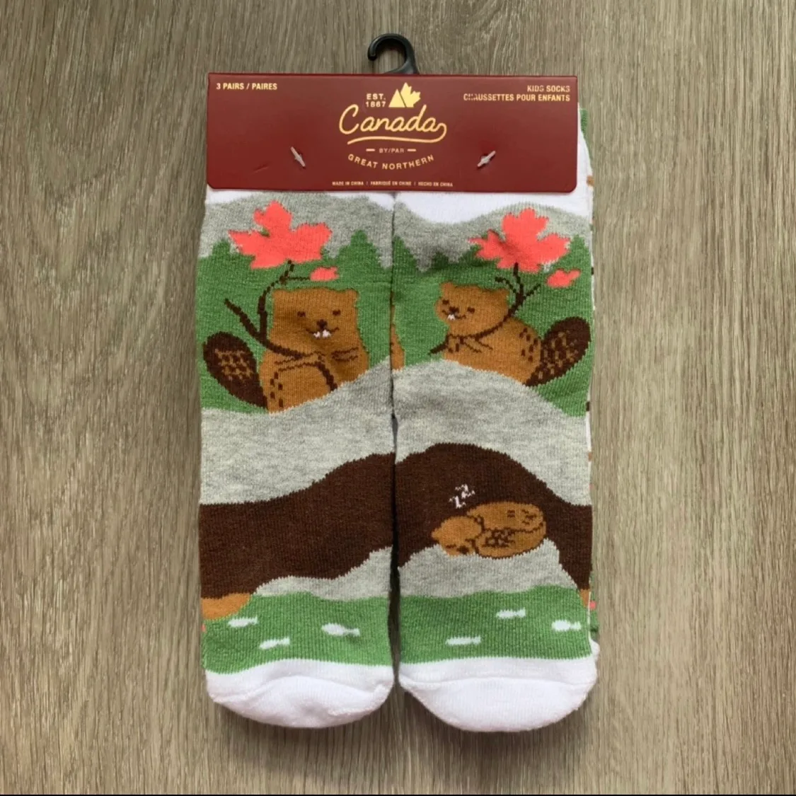 Great northern kids socks (3 pairs) thumbnail