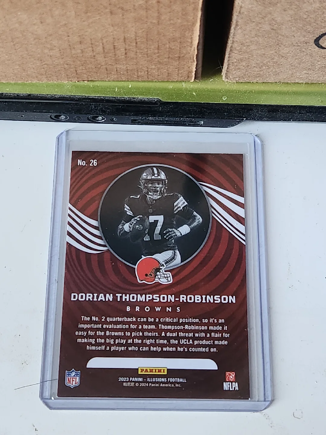 Dorian Thompson-Robinson Browns Rookie Card image indicator(2)