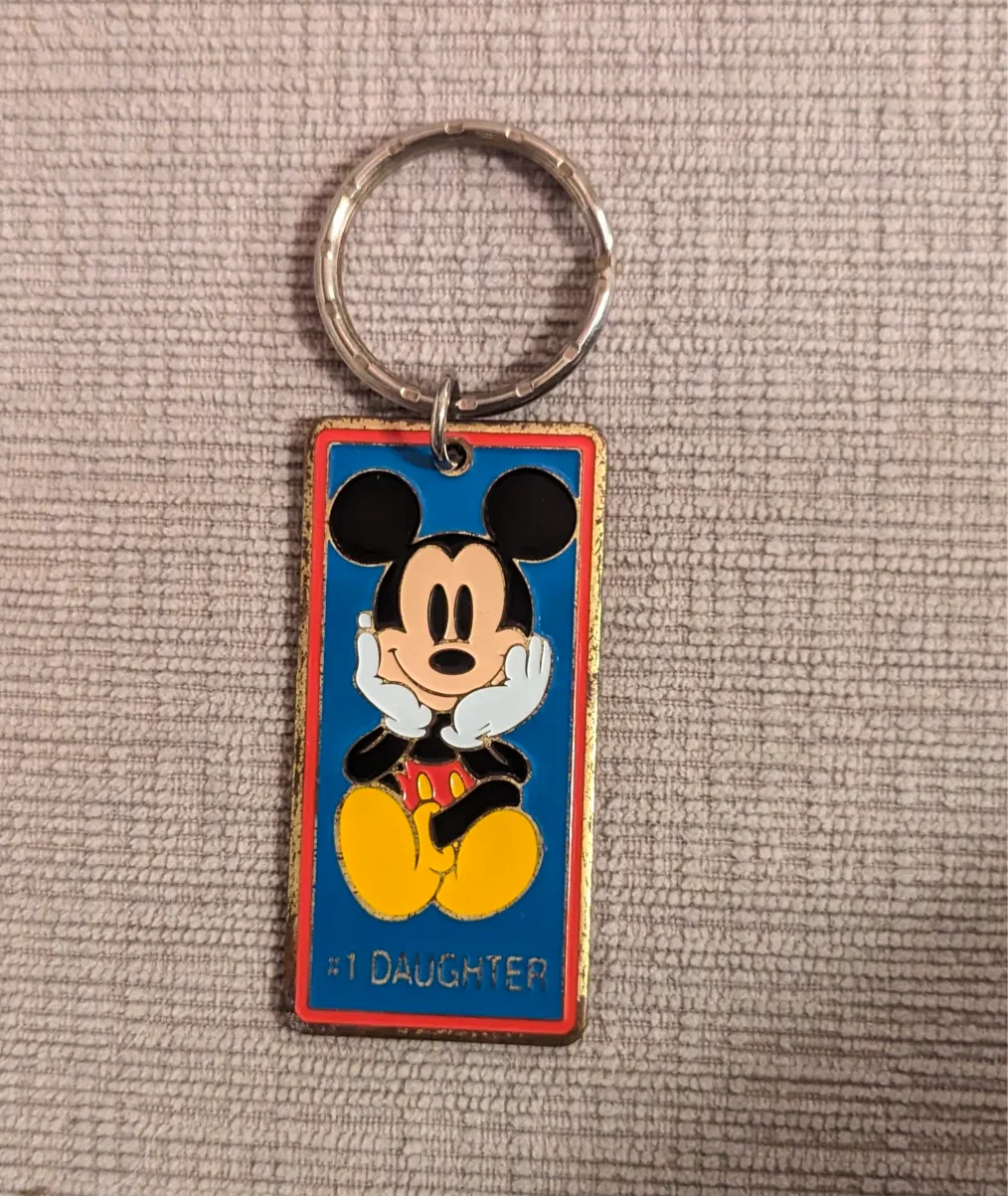 Mickey Mouse #1 Daughter Keychain thumbnail