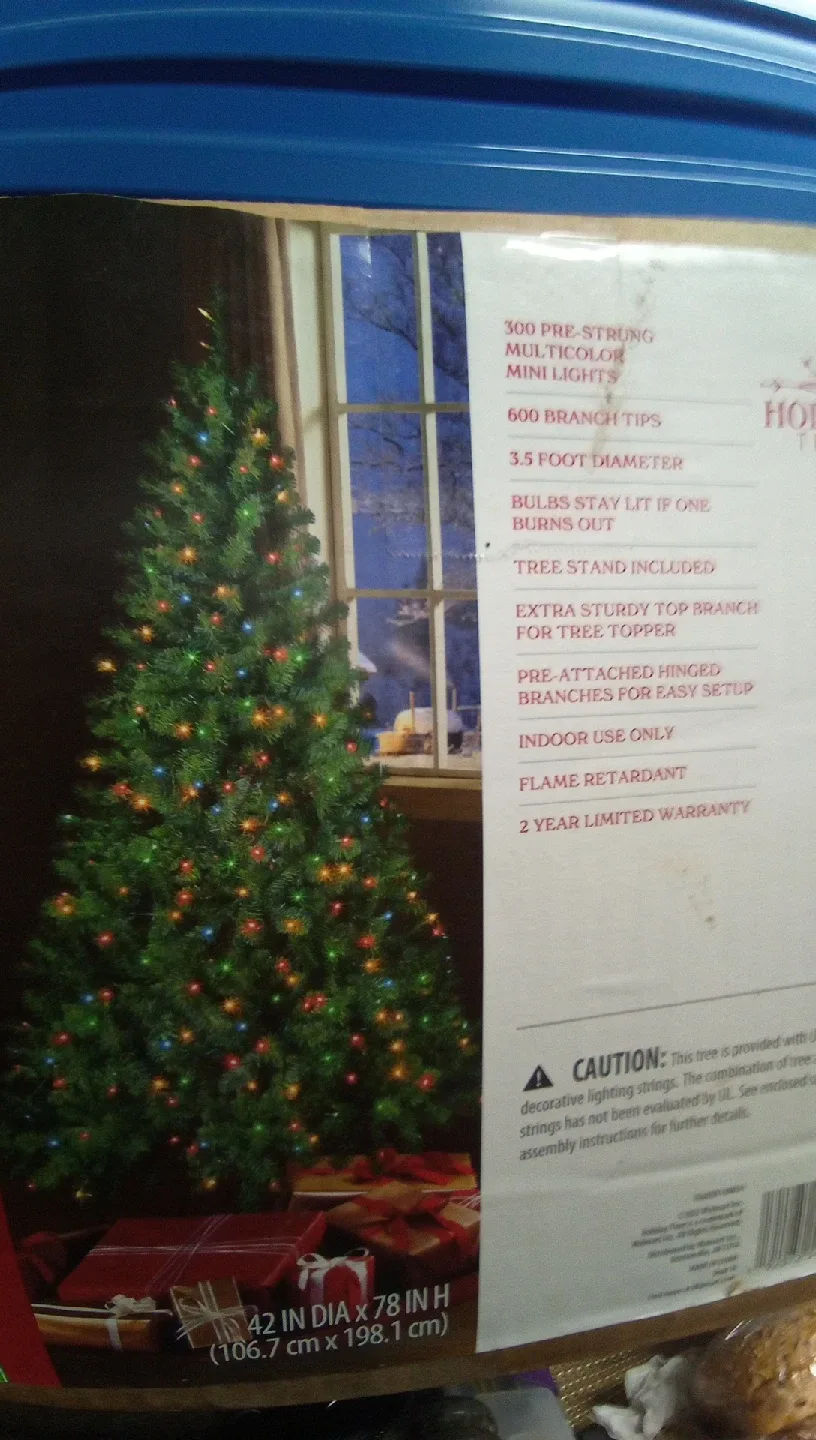 Holiday Time 6.5-Foot Pre-Lit Madison Pine Tree thumbnail