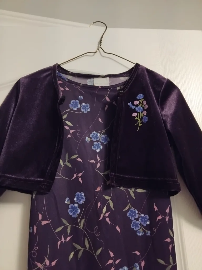 Floral Dress with Bolero Jacket image indicator(2)