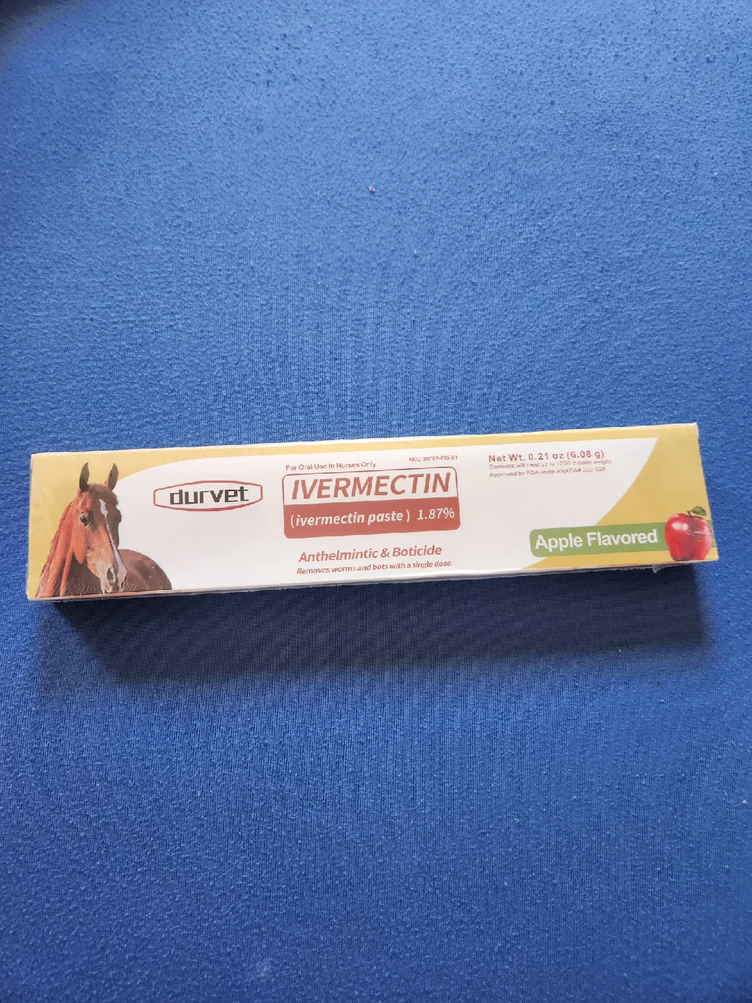 Durvet Ivermectin Paste 1.87% Apple Flavored thumbnail