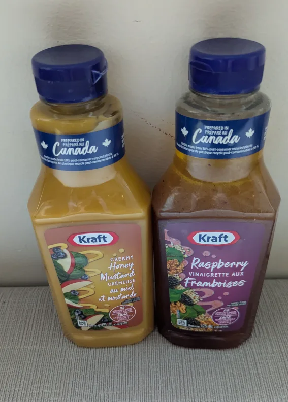 Brand New Sealed Kraft Honey Mustard & Raspberry Vinaigrette thumbnail