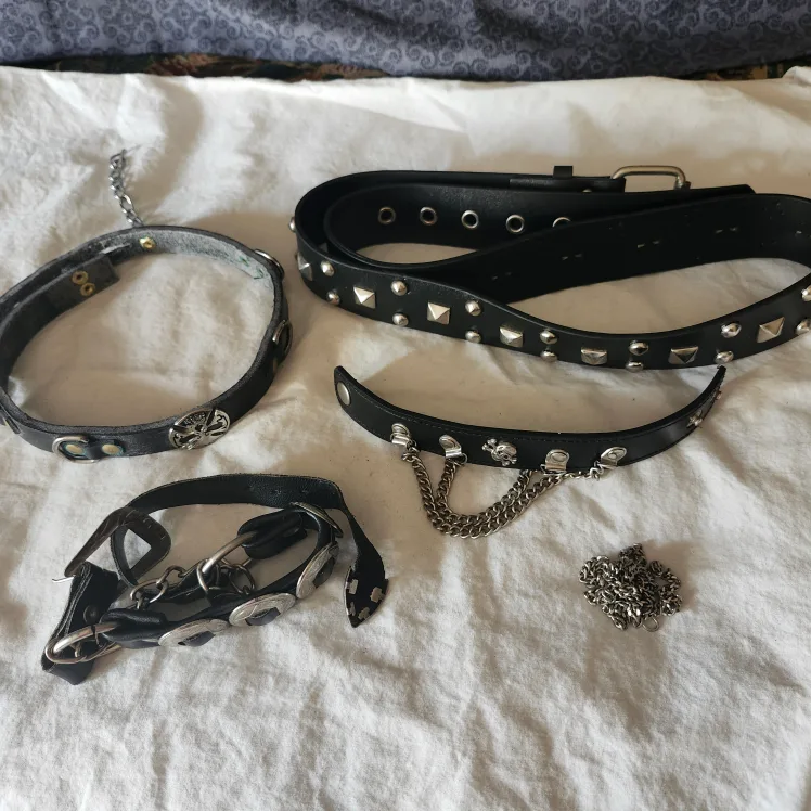 Assorted Black Leather Accessories thumbnail