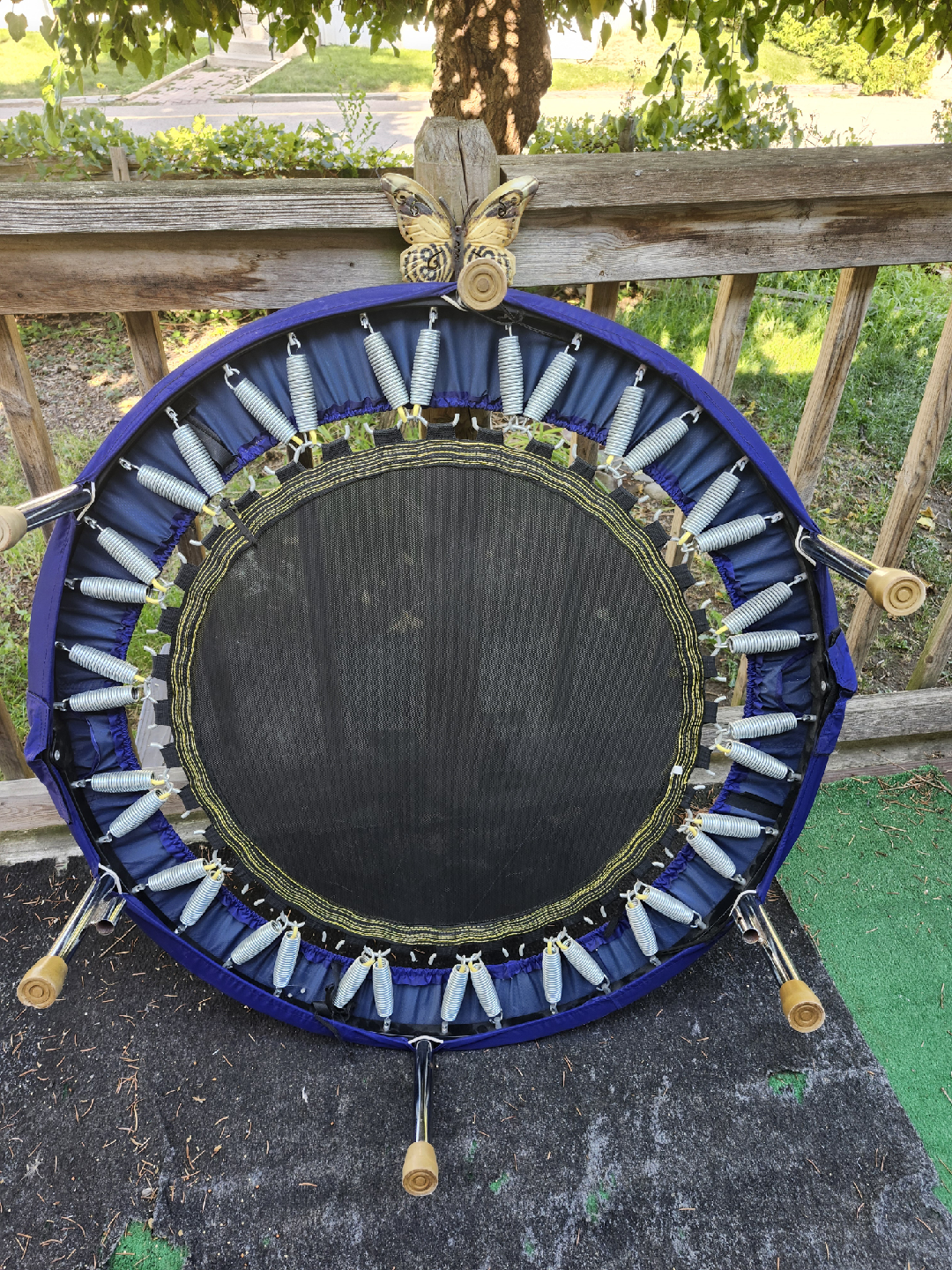 Blue Mini Exercise Trampoline - photo 3