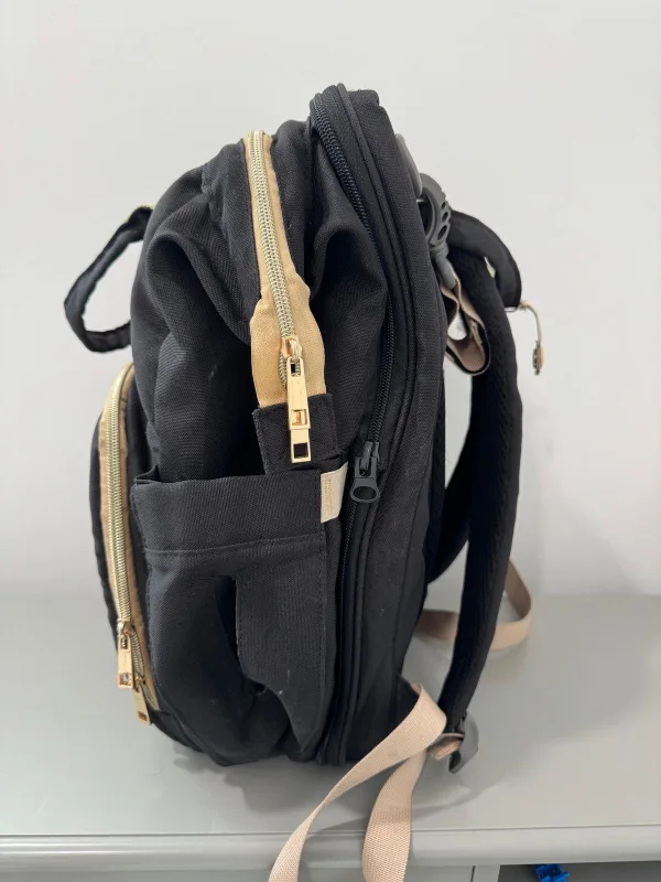 DeBug Black Diaper Bag Backpack image indicator(3)