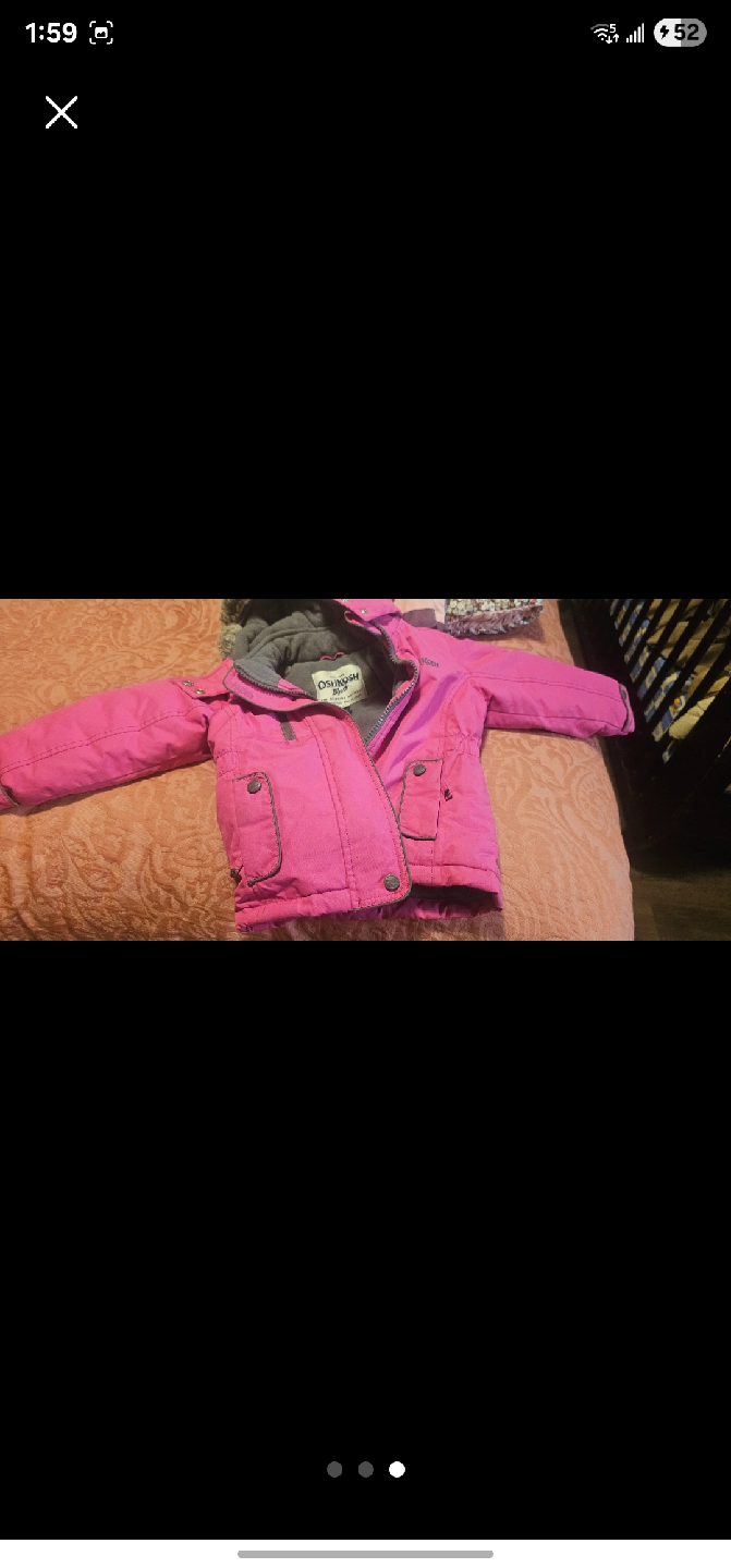 OshKosh B'gosh Pink Winter Coat - Size 3T - photo 3