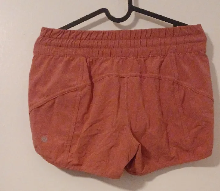 Lululemon Running Shorts, Size 6, Pink image indicator(6)