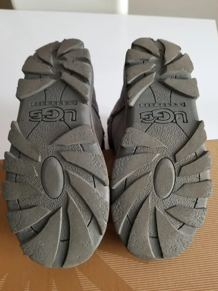 UGG Essential Short Women's Boots, Size 6, Grey image indicator(3)