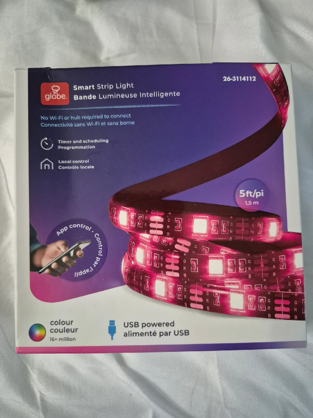 Globe Smart Strip Light 5ft - New in Box!🥕 image indicator(2)