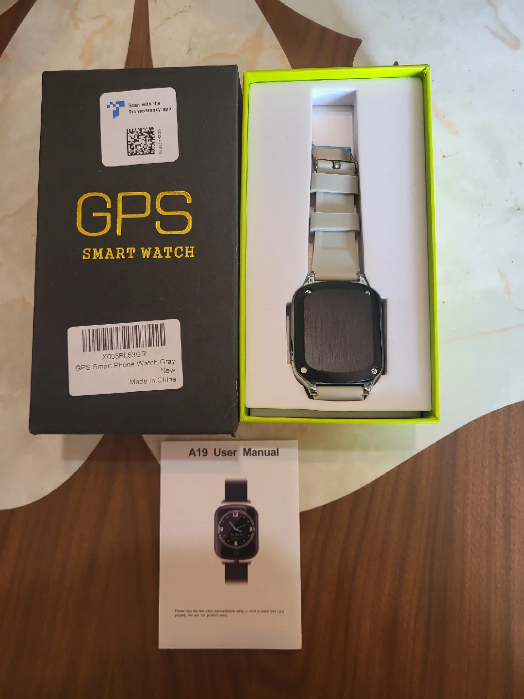 New GPS Smart Phone Watch - Gray image indicator(3)