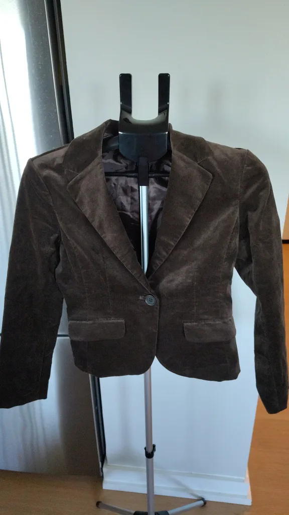 Brown Velvet Blazer thumbnail