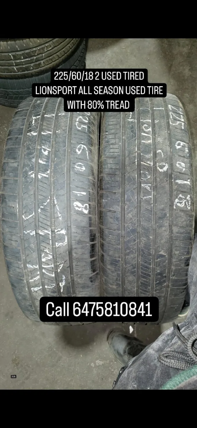 Lionsport All Season Used Tires - 225/60/18 thumbnail