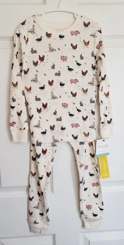 Little Planet Organic Cotton Pajamas - Size 5T - photo 2