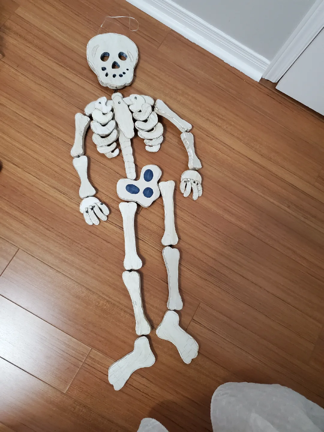 Wooden Skeleton Halloween Decoration🥕 thumbnail