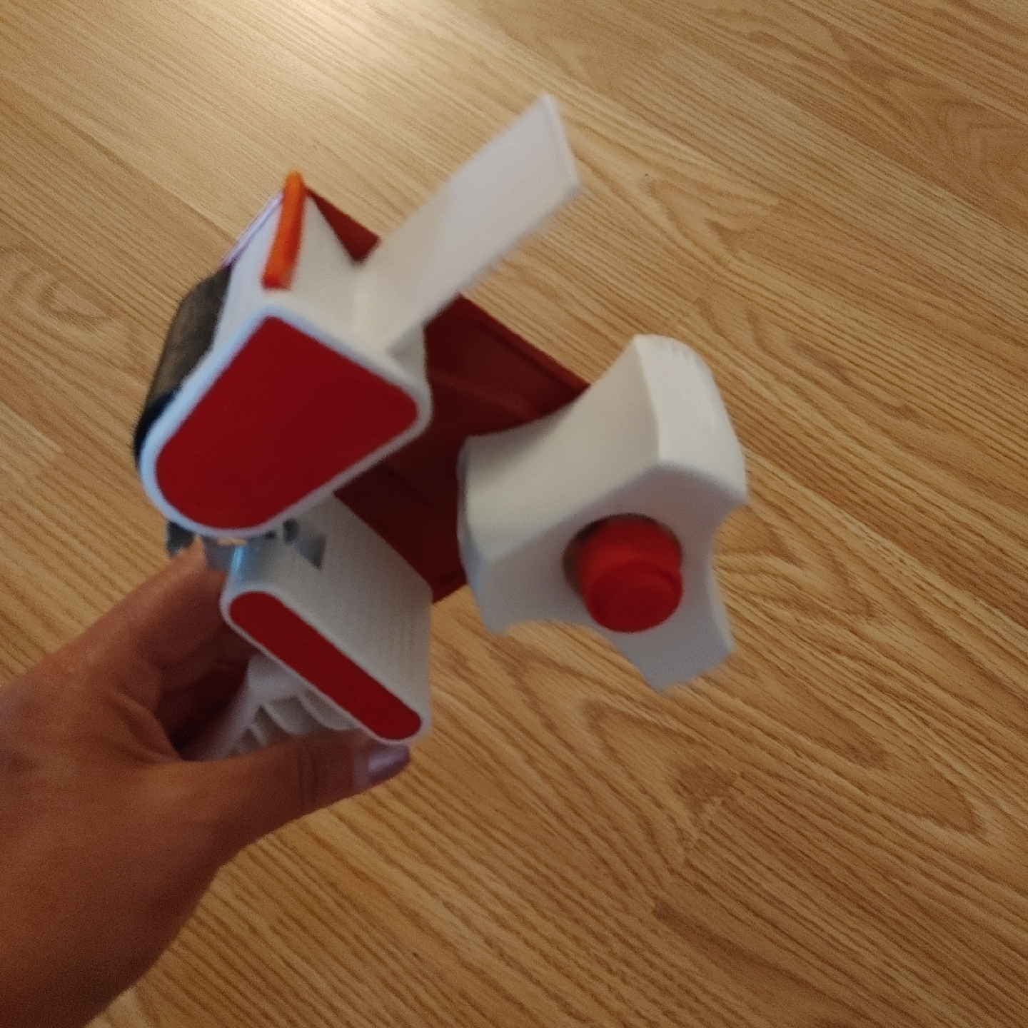 Red & White Tape Dispenser - photo 3