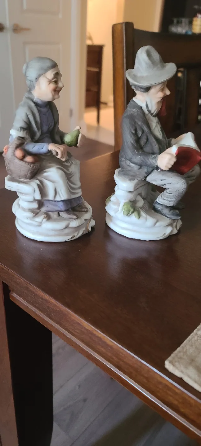 Vintage Porcelain Figurines - Man & Woman image indicator(2)