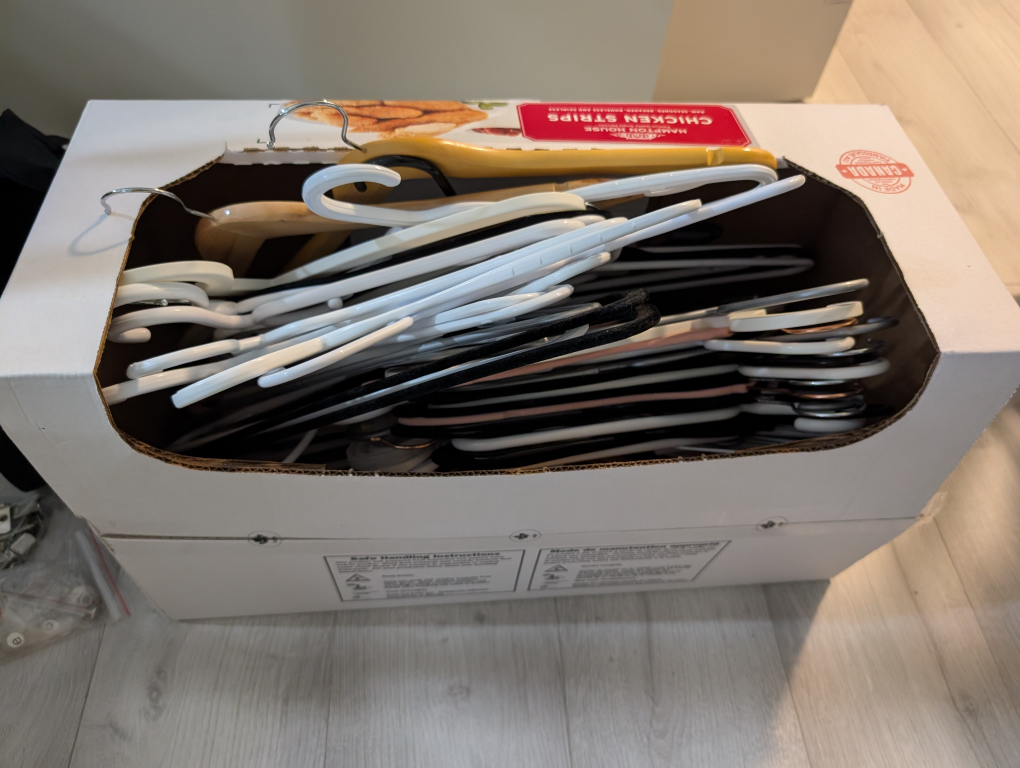 Box of Clothes Hangers