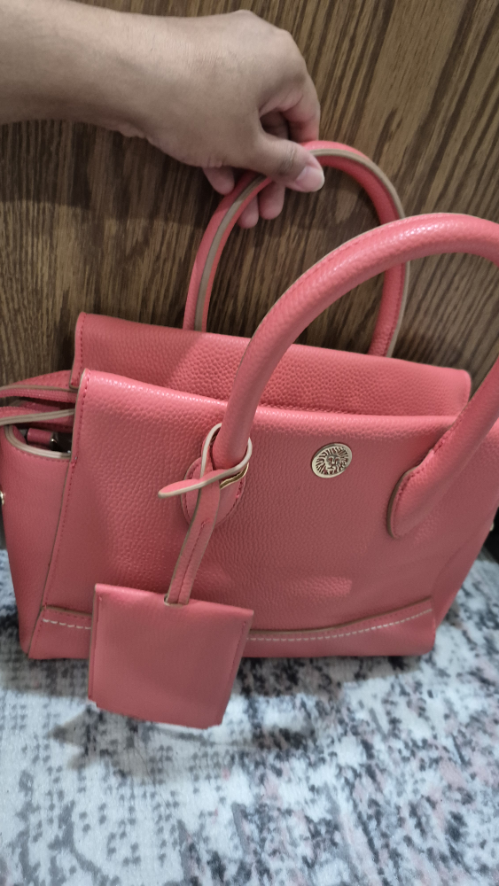Anne Klein Pink Satchel