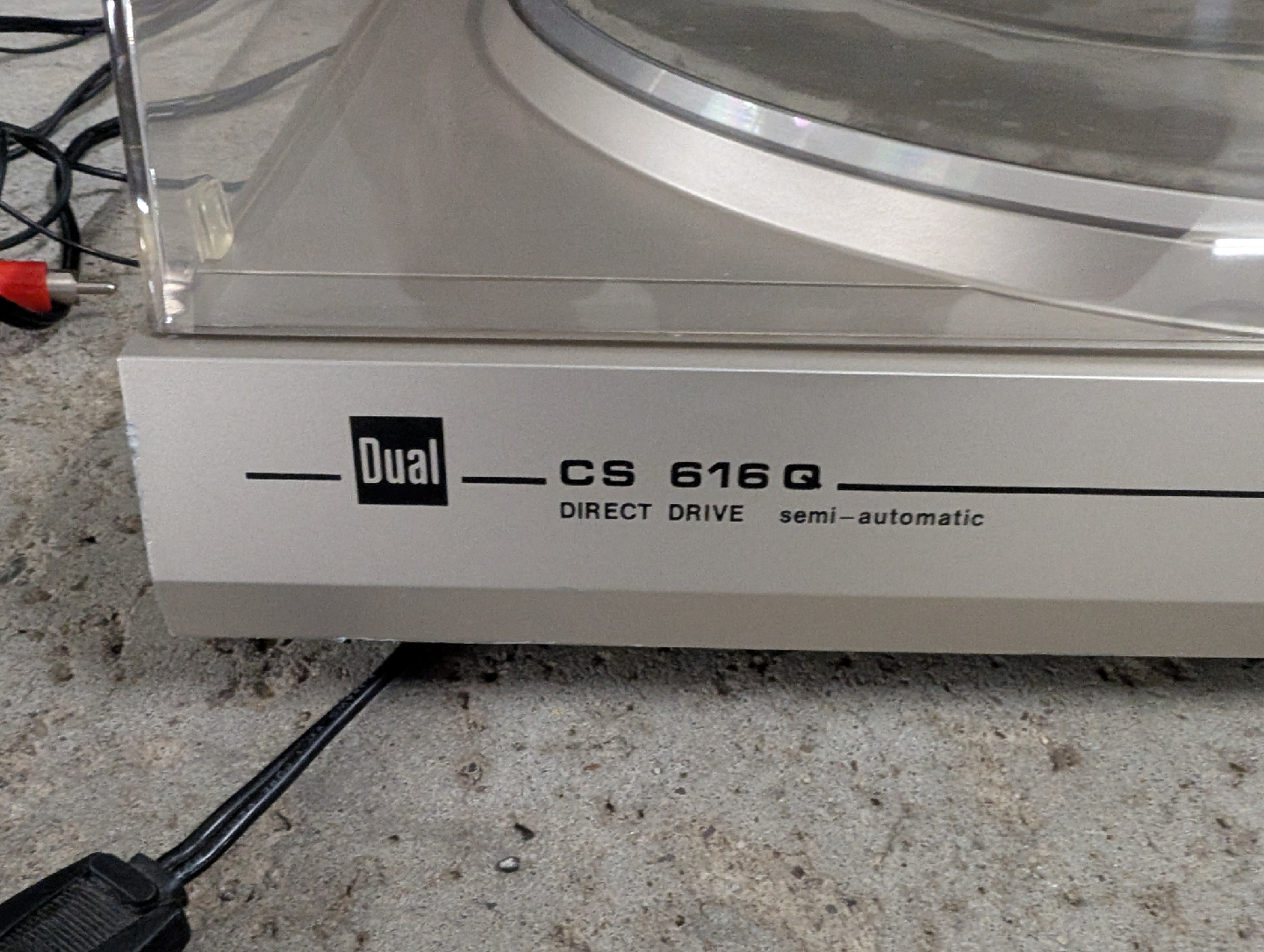 Turntable LP Vinyl Player Dual CS 616Q - photo 2