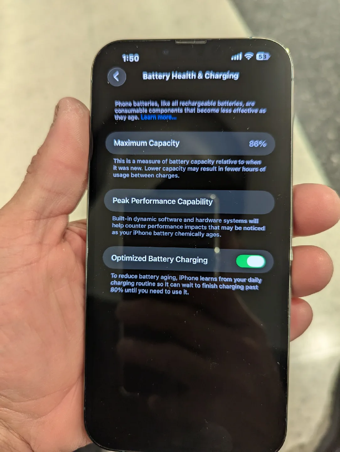 iphone 13 pro max  9.5 /10 128g alpine green image indicator(6)
