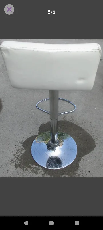 White Bar Stool image indicator(5)