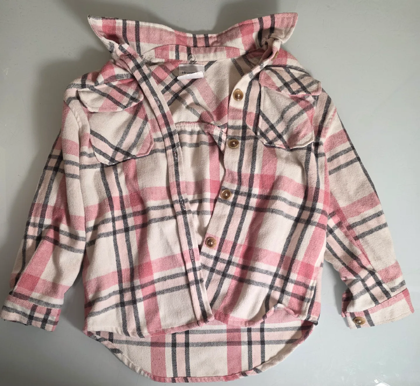 Aeropostale Kids Flannel Shirt Size M thumbnail