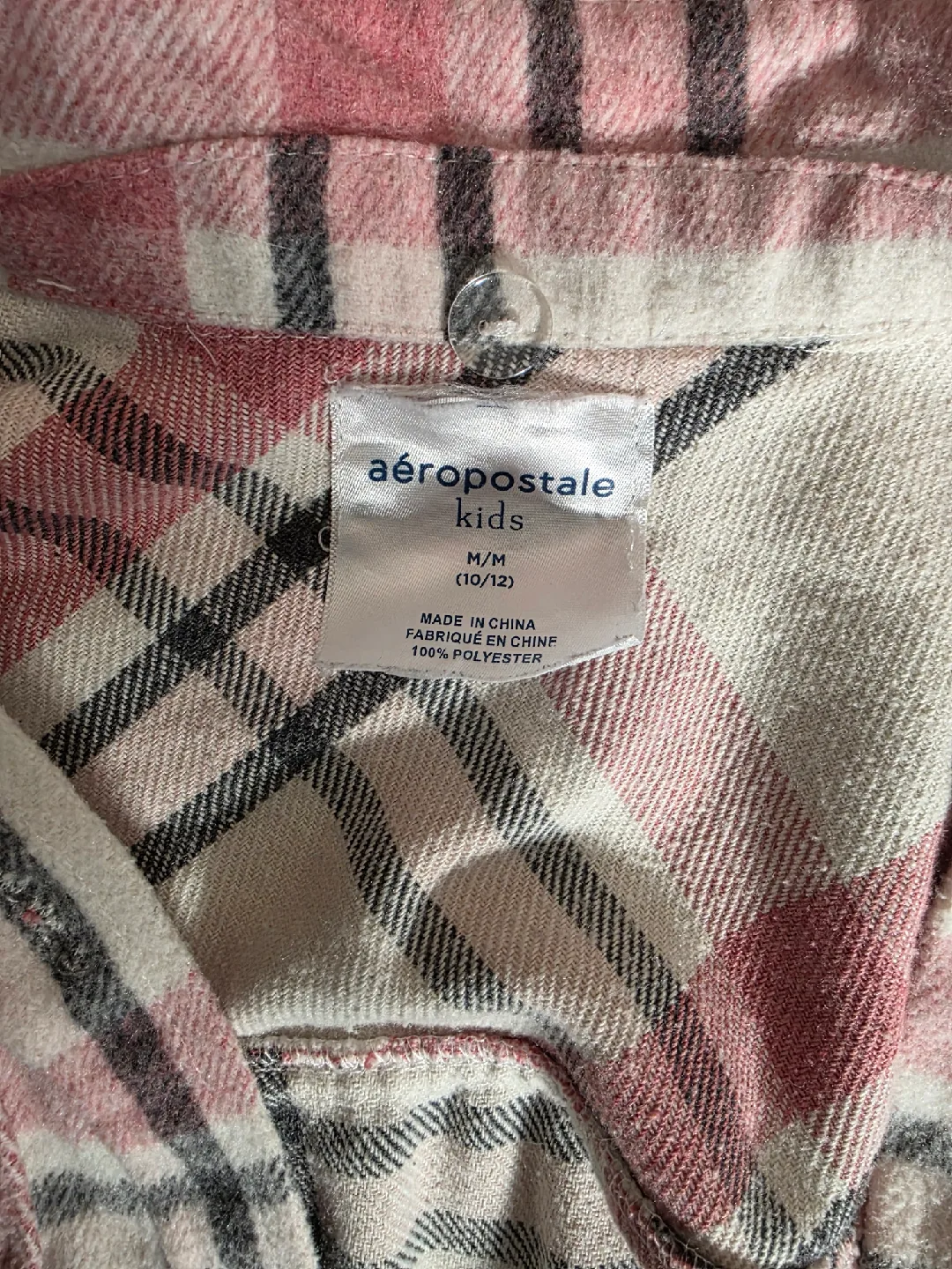 Aeropostale Kids Flannel Shirt Size M image indicator(3)