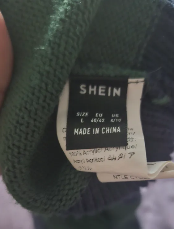 Shein Striped Sweater - Size L image indicator(5)