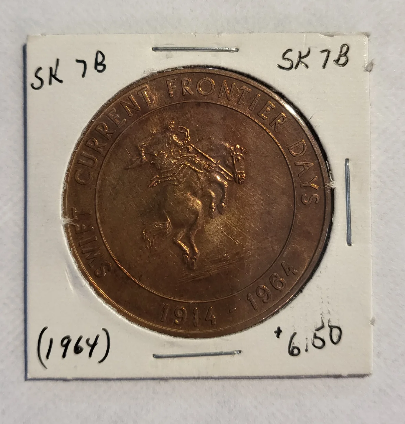 Swift Current Frontier Days 1914-1964 Commemorative Token thumbnail