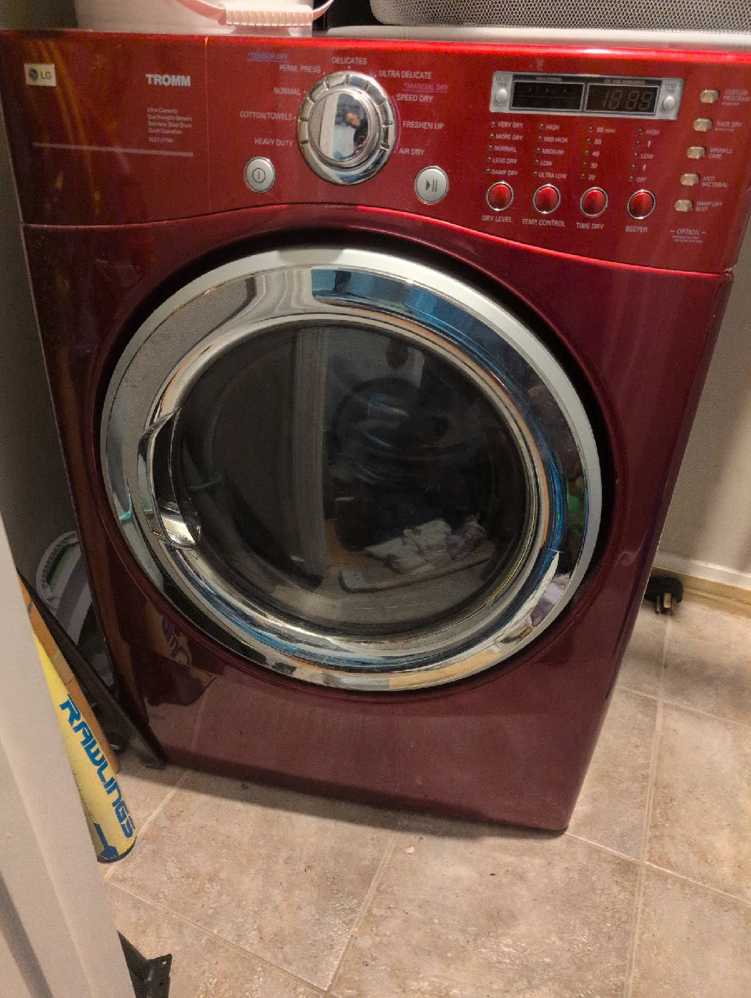 LG Tromm Ultra Capacity Dryer - Red thumbnail