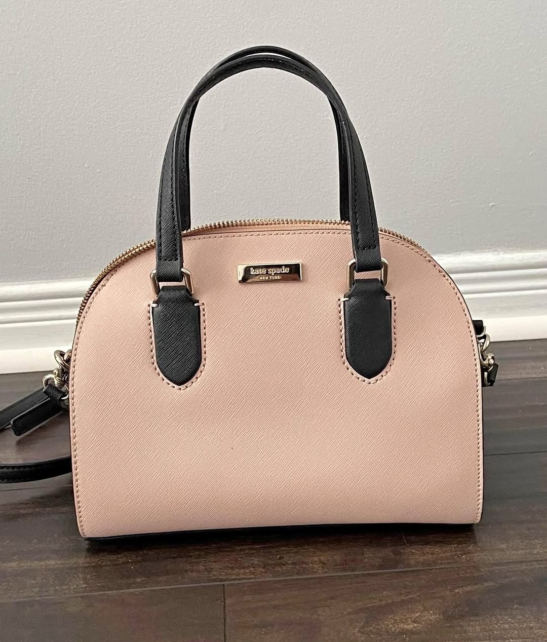 Kate Spade Pink/Black Dome Satchel