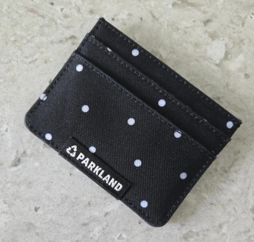 Parkland Black Polka Dot Card Holder thumbnail