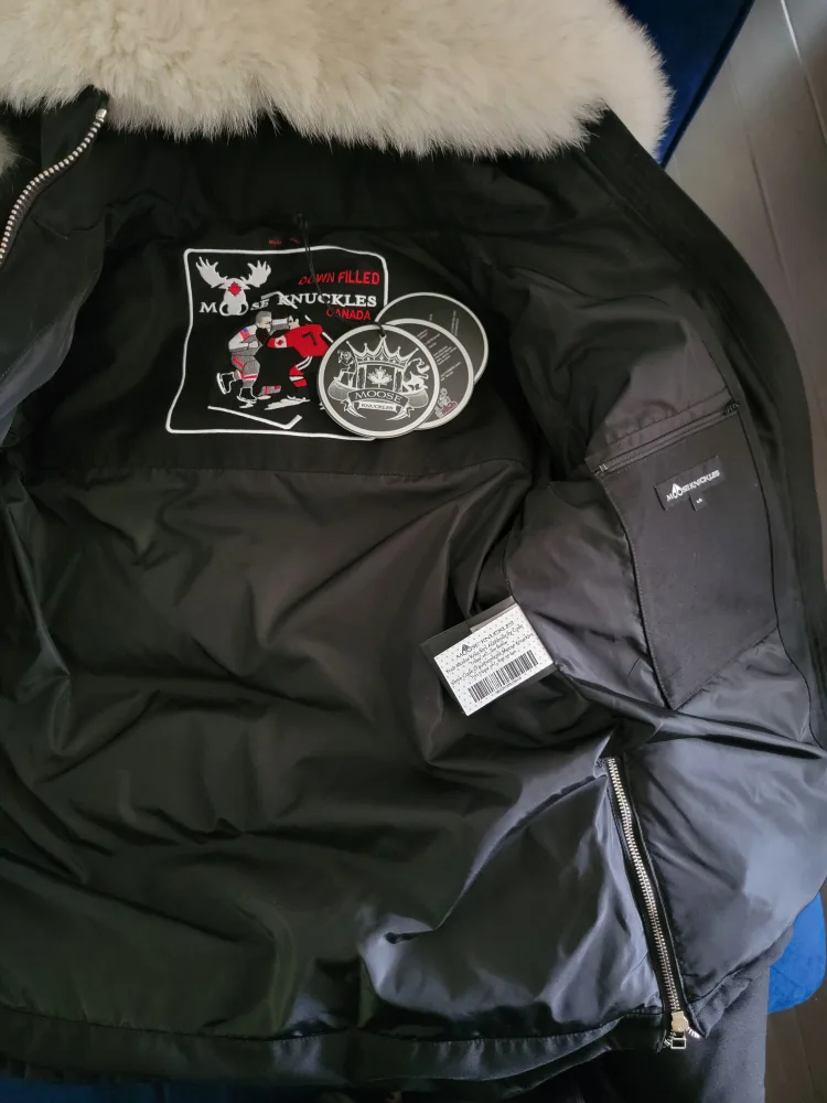 Moose Knuckles Down Puffer Jacket, Black image indicator(7)