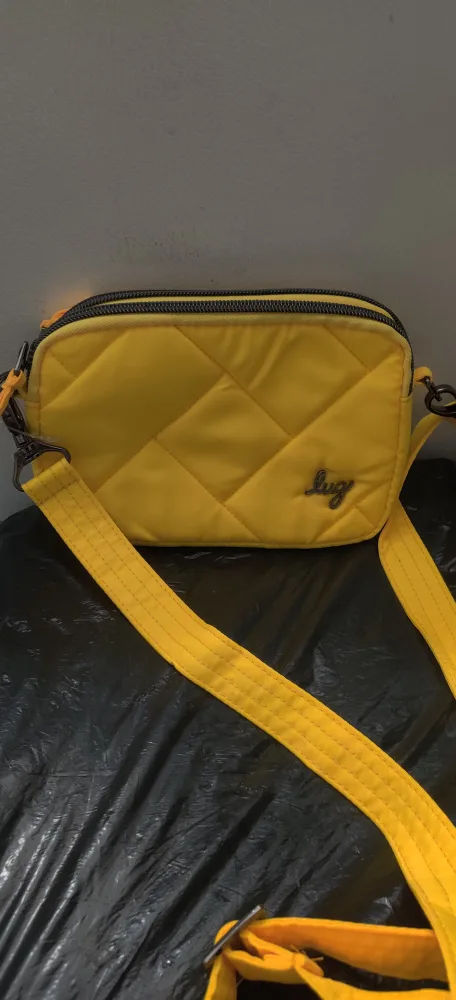 Lug Quilted Yellow small convertible bag thumbnail