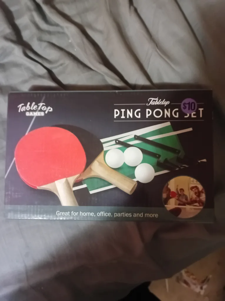 Tabletop Games Ping Pong Set - New in Box! thumbnail