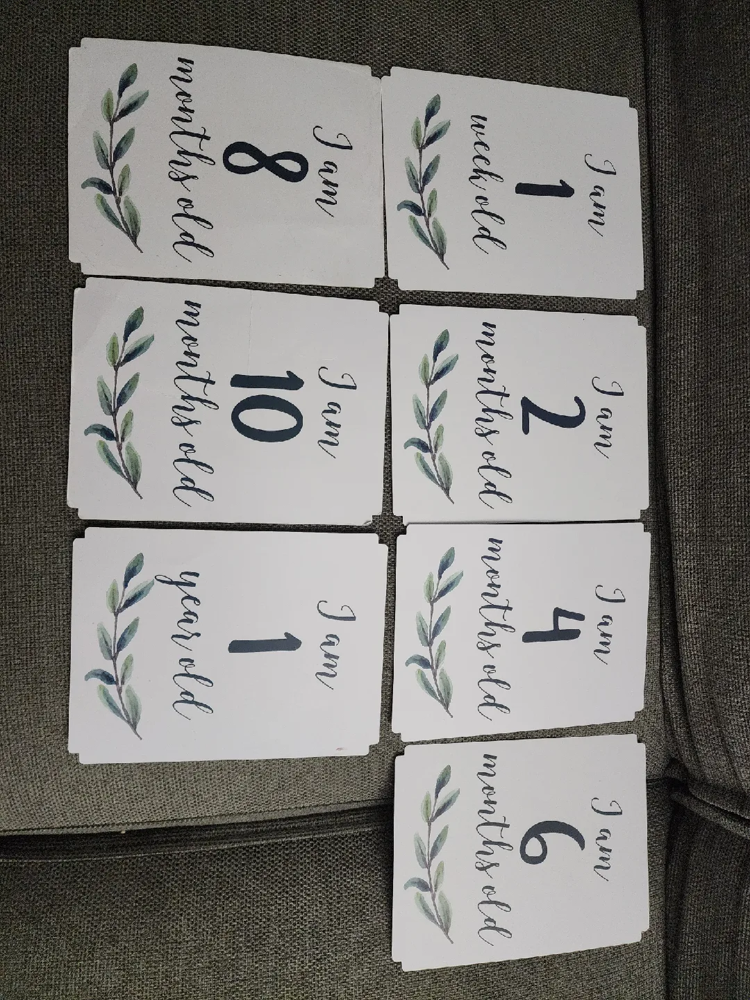 Lulujo Baby's First Year Blanket & Cards Set image indicator(4)